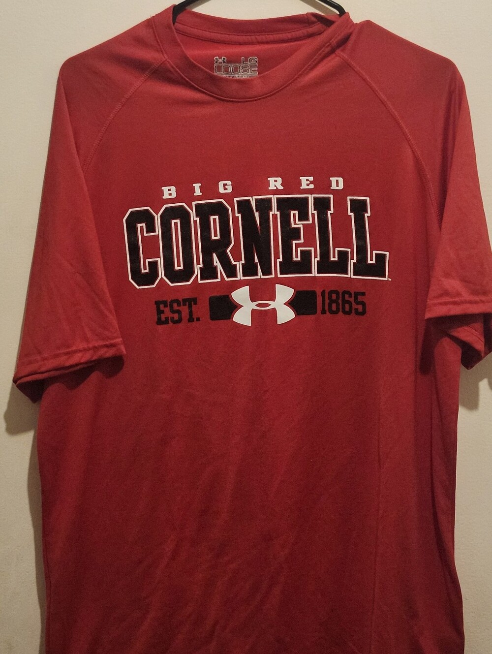 Under Armour Red Cornell 'Big Red' Short-Sleeve Performance Tee